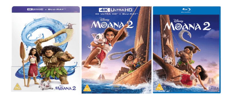 Moana 2 comes to home entertainment formats