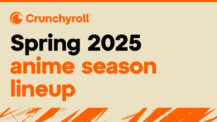 Spring 2025 artwork for Crunchyroll