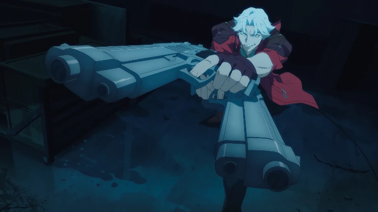 Dante in Netflix anime Devil May Cry