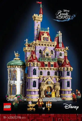 The box design for LEGO Beauty And The Beast 