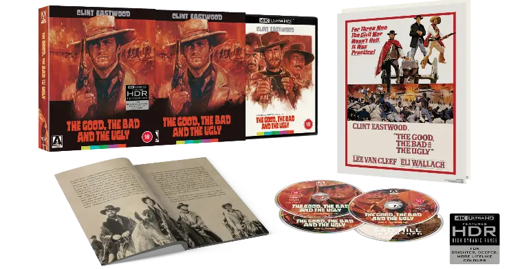 4k Arrow Video Artwork for The Good, The Bad And The Ugly
