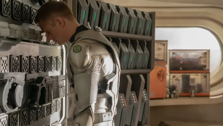 Alexander Skarsgard in Murderbot