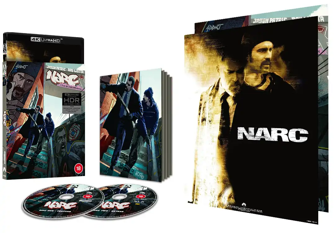 UK Artwork for NARC 4K