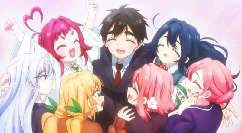 The 100 girlfriends anime available soon on crunchyroll