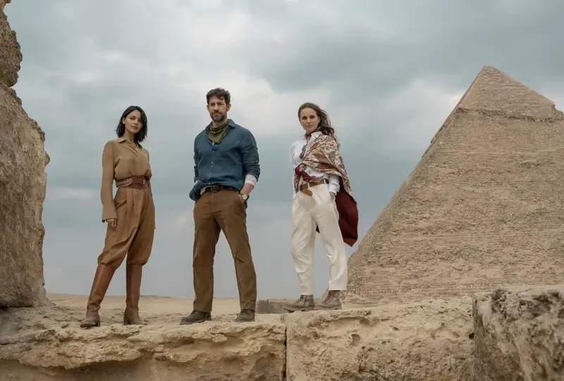 John Krasinski, Eiza Gonzalez and Natalie Portman star in Fountain of Youth