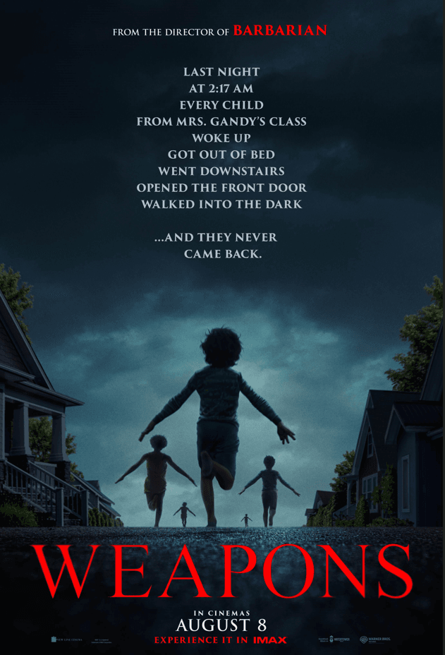 Weapons trailer and poster arrives