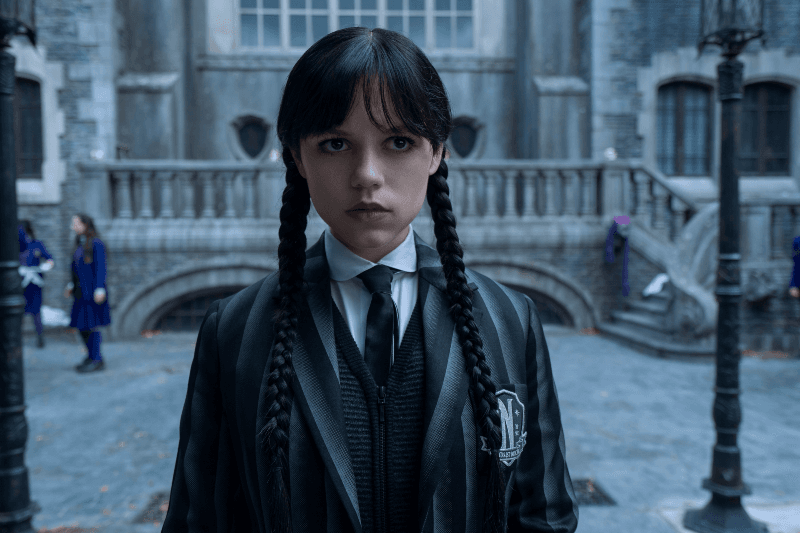 Jenna Ortega returns as Wednesday in the hit Netflix show