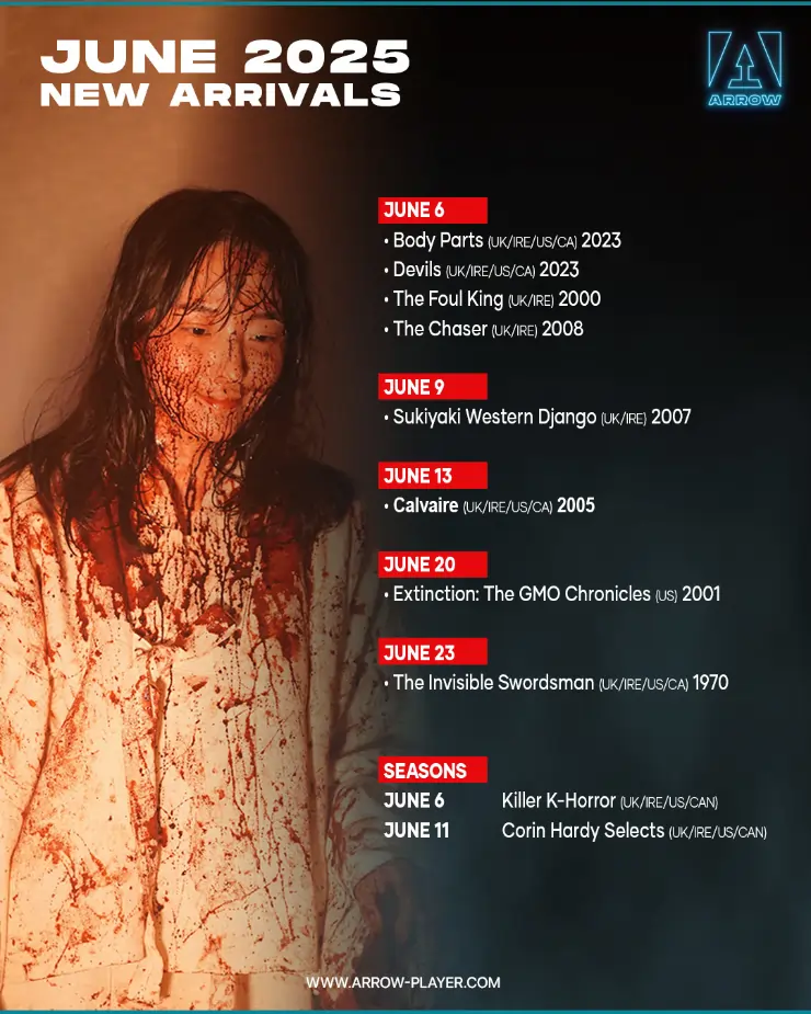 arrow pRESENTS june 2025 lINE UP