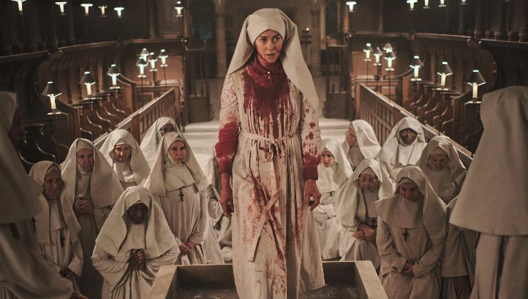 A young woman in a convent in Nun's clothing in Consecration out June