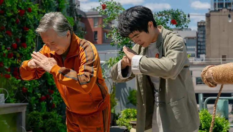 Mr Han and Li Fong in Karate Kid: Legends