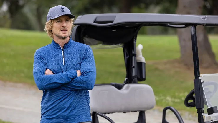 Owen Wilson is exProGolfer Pryce Cahill in STICK (Apple TV+)
