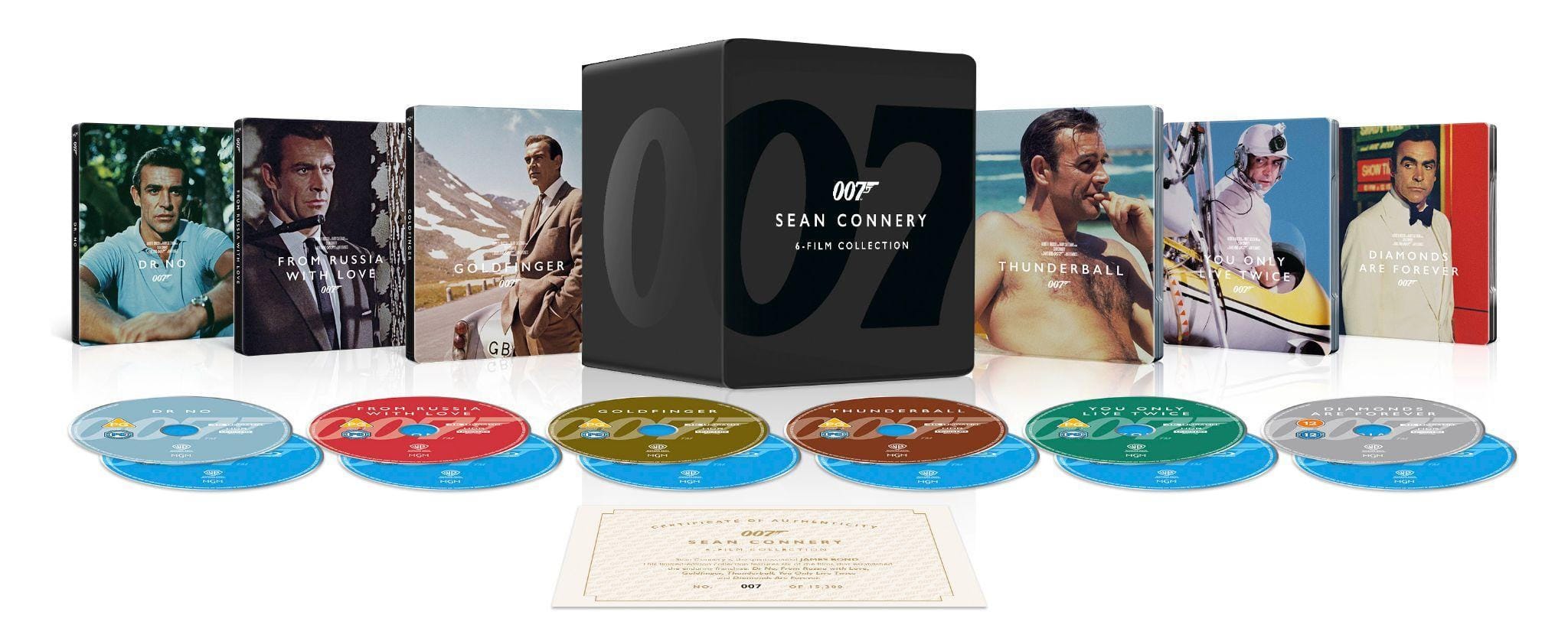 Sean Connery's Bond films coming to 4K