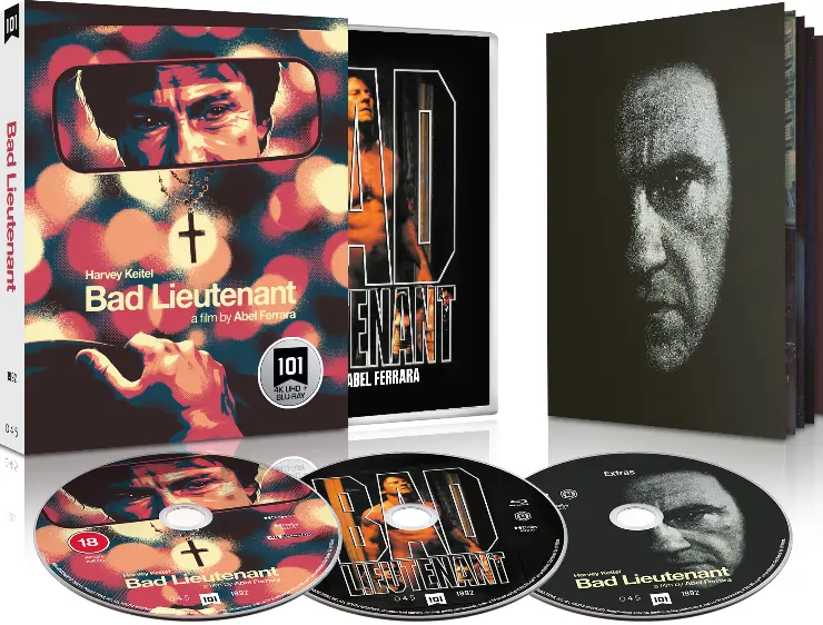 UK Packaging / Artwork for Bad Lieutenant 4K Release for 101 FIlms