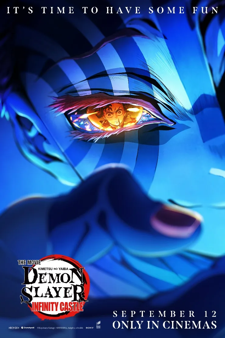 UK Artwork for Demon Slayer: Kitmesu no Yaiba Infinity Castle.