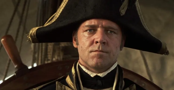 Russell Crowe in Master And Commander: The Far Side Of The World