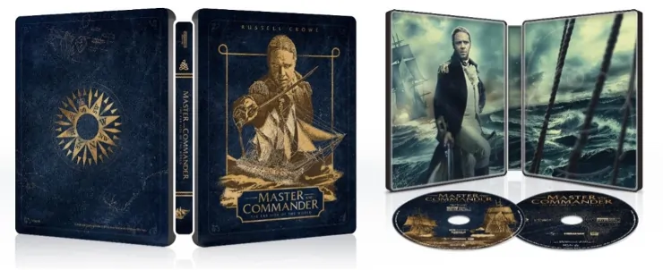 4K UHD Artwork for Master And Commander: The Far Side Of The World coming in September 2025