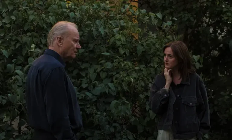 Renate Reinsve and Stellan Skarsgard in Sentimental Value