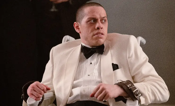 Pete Davidson chained up in The Home
