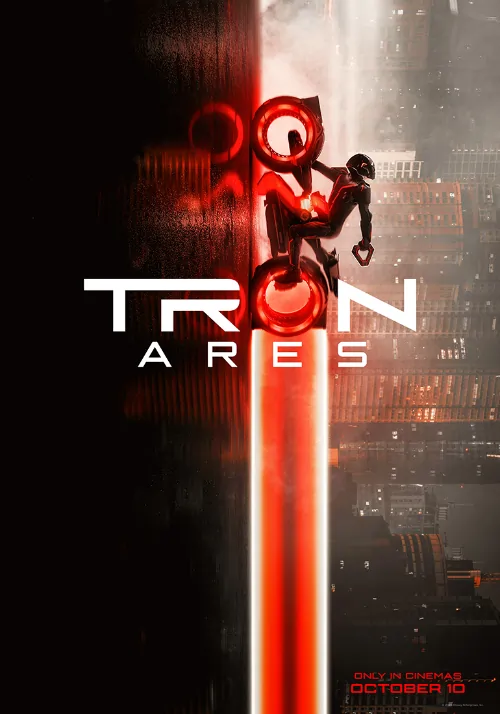 TRON:Ares UK Poster lightcycle 2025