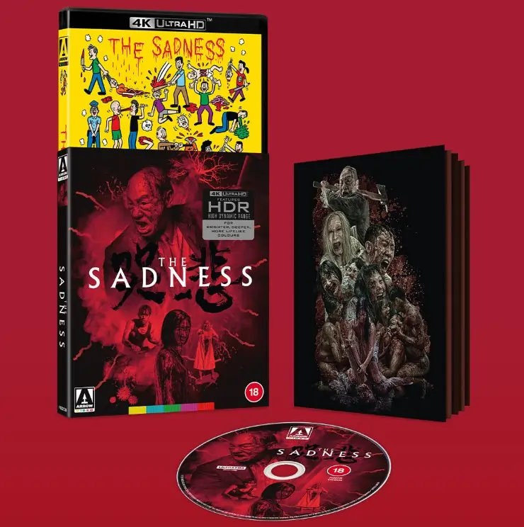 post covd horror The Sadness 4K Blu-ray