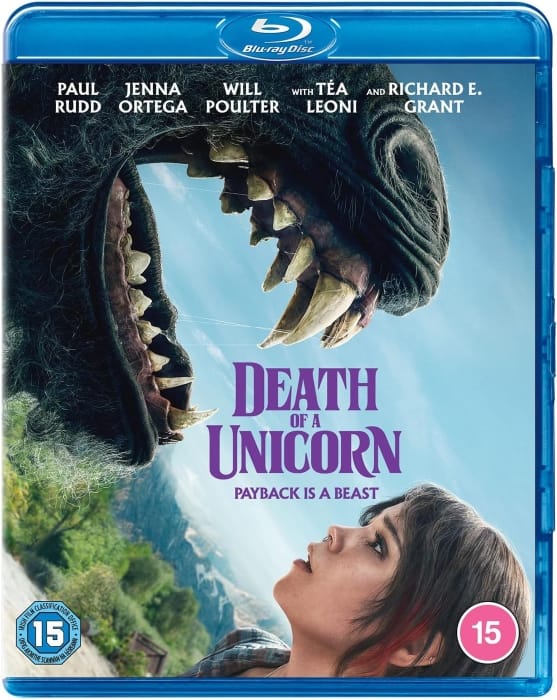 Death of a Unicorn Blu-ray packshot