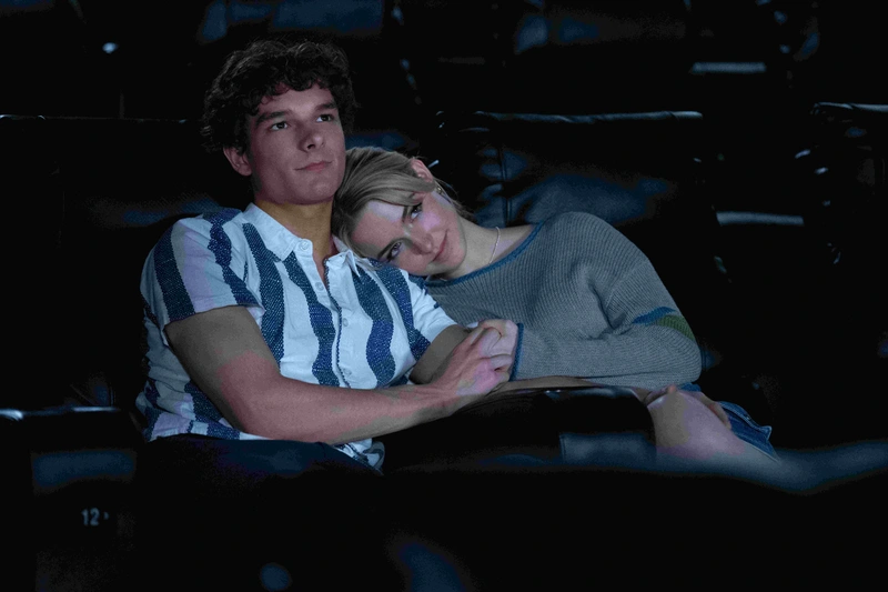 Mason Thames and McKenna Grace in Regretting You