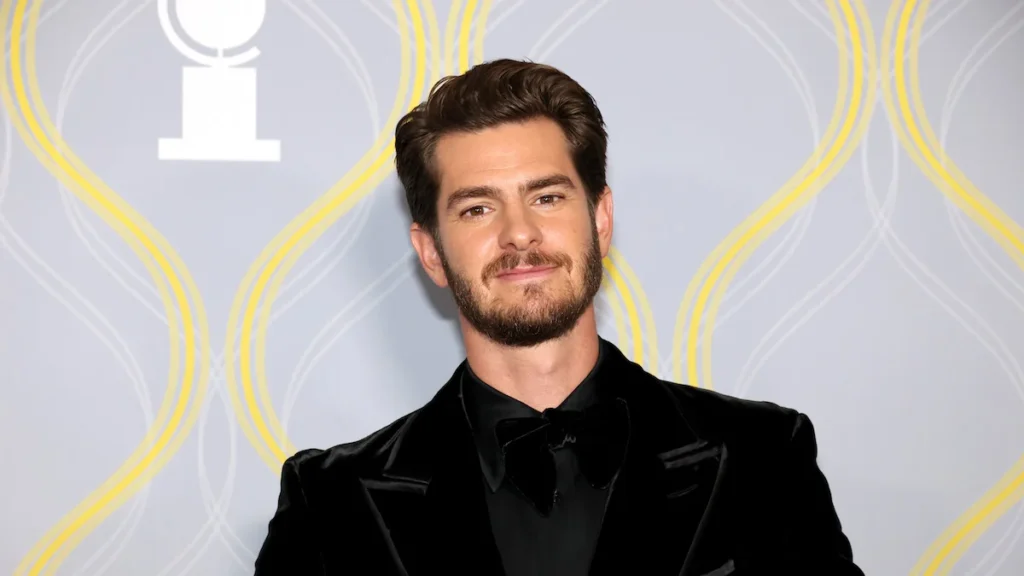 Andrew Garfield attending the 75th Tony Awards.