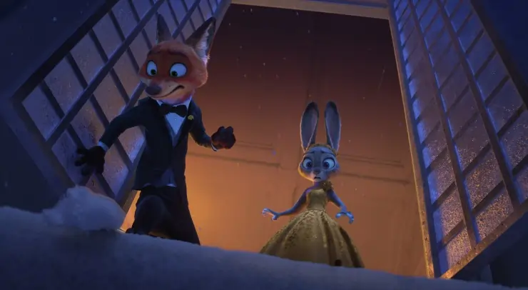 Nick and judy looks over the edge on Zootroplis 2