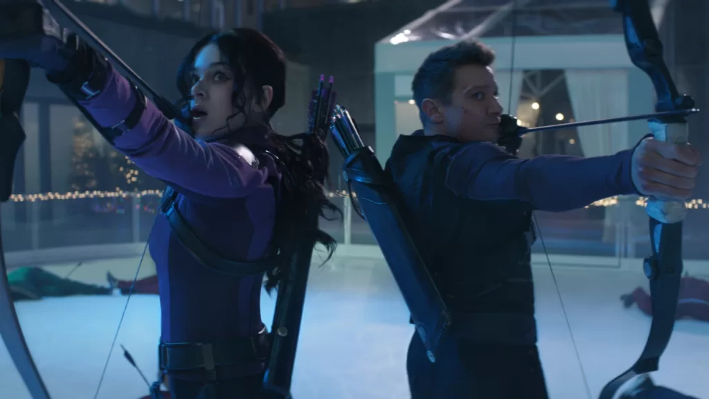 Hailee Steinfeld as Kate Bishop in Hawkeye