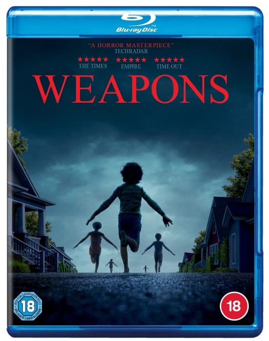 Weapons Blu-ray packshot
