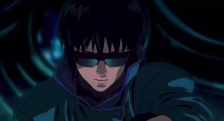 Motoko Kusangi in glasses from Ghost In The Shell Anime