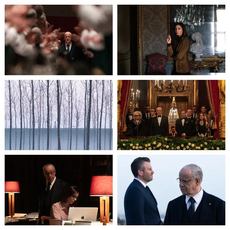 A selection of new images from Paolo Sorrentino's La Grazia coming to Mubi UK 2026