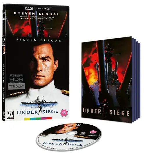 Under Siege 4K Artwork from Arrow Video