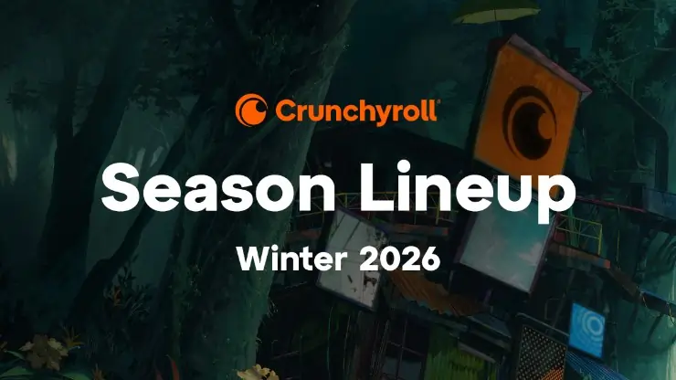 Graphic for Crunchyroll Winter 2025