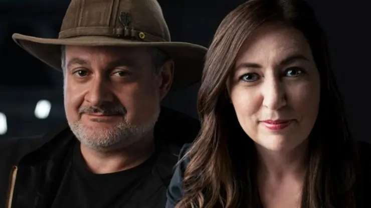 New Lucasfilm leaders Dave Filoni and Lynwen Brennan.