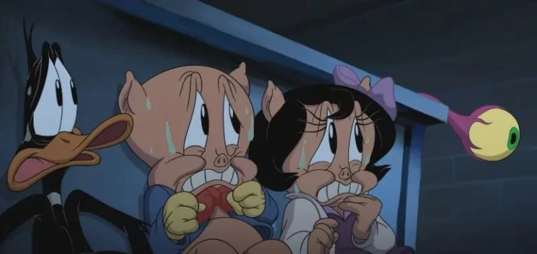 Daffy Duck, Porky Pig and daughter in Looney Tunes: The Day The Earth Blew Up