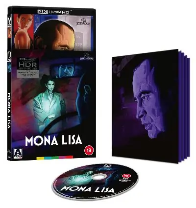 4k UHD Artwork for Arrow Video release of Mona Lisa