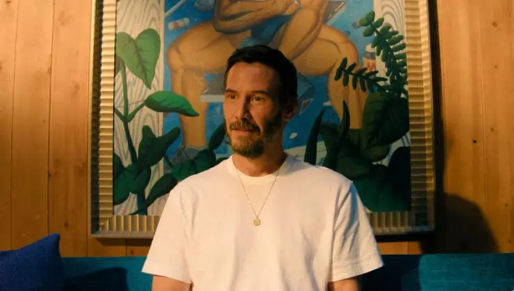 Keanu Reeves in Jonah Hill's dark comedy Outcome.