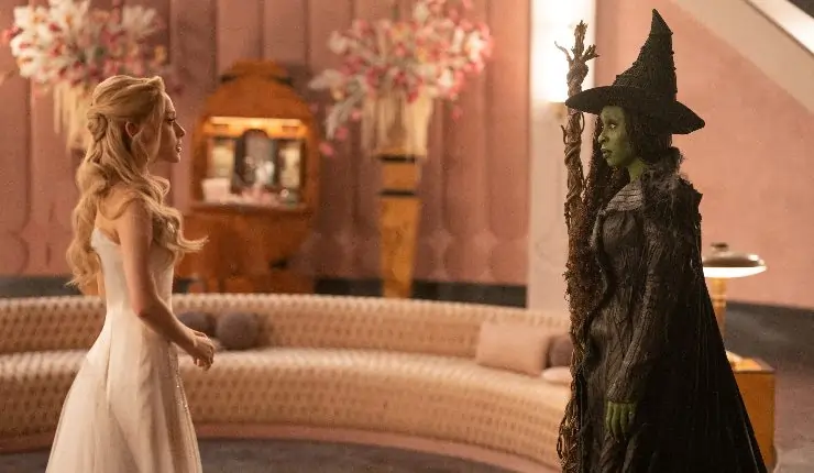 Glinda and Elphaba face to face in Wicked For Good