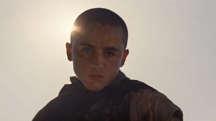 Paul Atriedes looks pissed off in Dune: Part Three