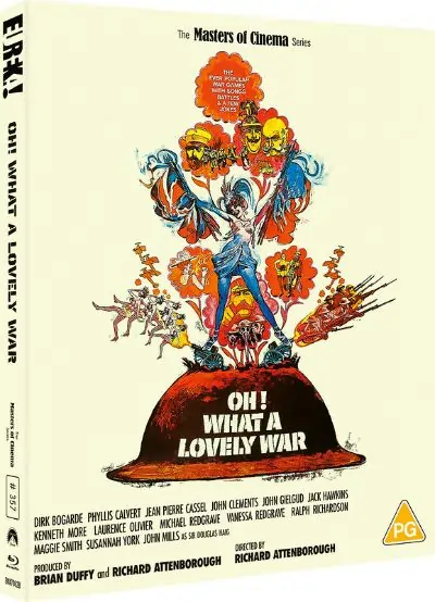 Artwork for Eureka Entertainment release of Oh! What A Lovely War Blu-ray