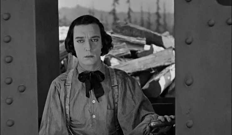 Buster Keaton in the classic film The General.
