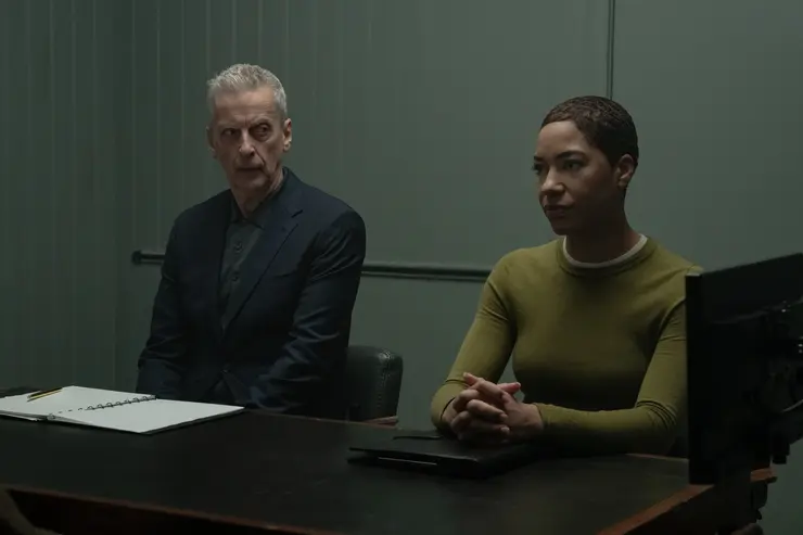 peter Capaldi and Cush Jumbo in Criminal Record Season 2
