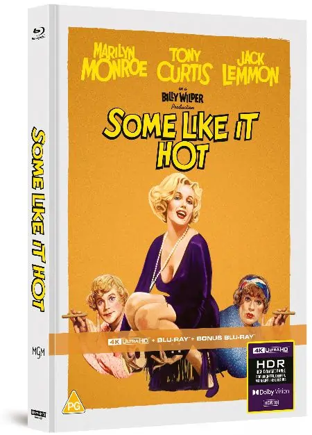 UK Artwork for Some Like It Hot 4K Mediabook