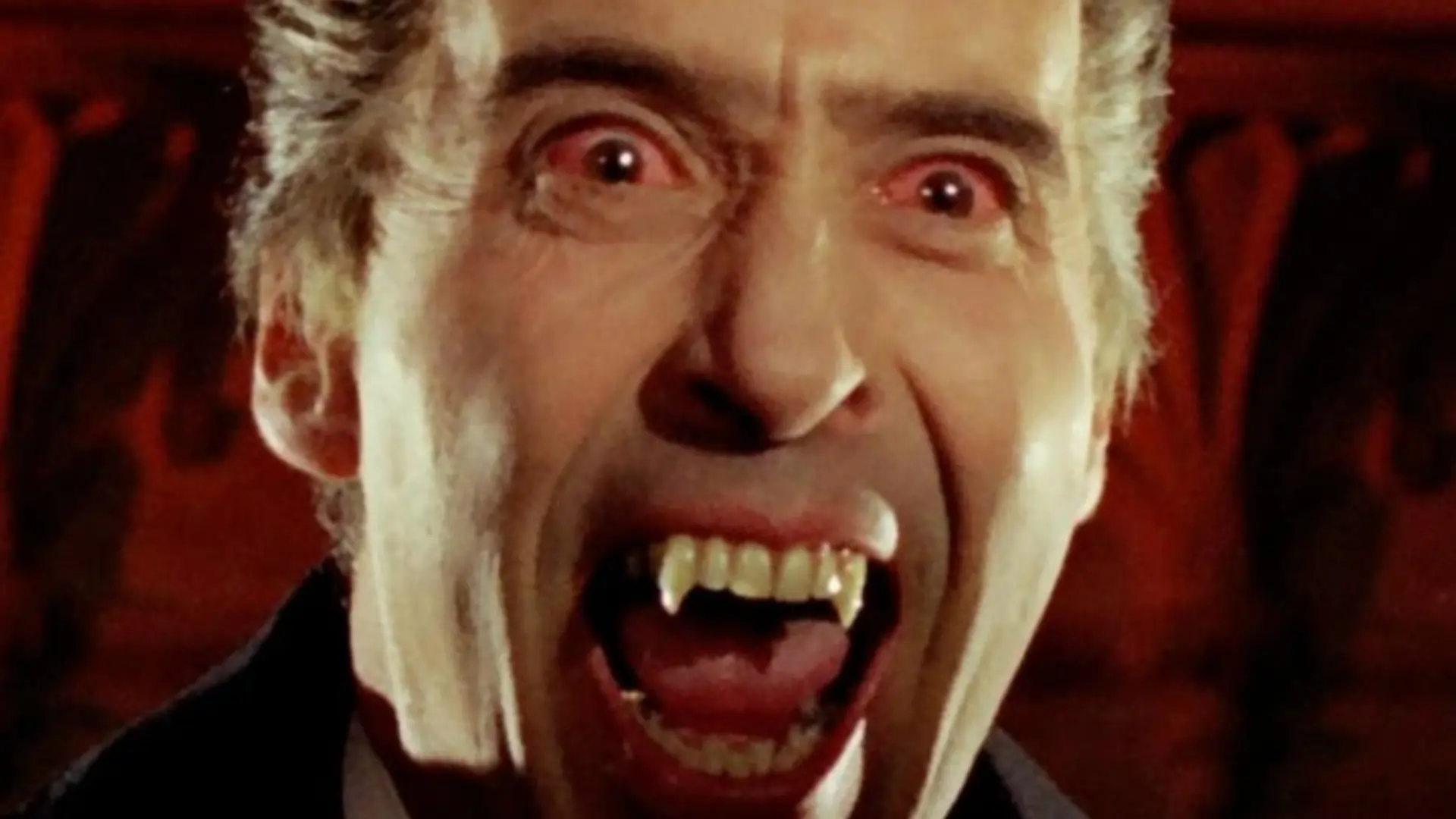 Dracula snarling