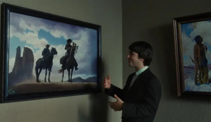 Sammy Fabelman looking at a painting