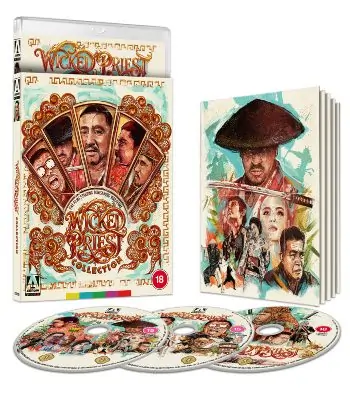 Artwork for Wicked Priest Collection from Arrow Video