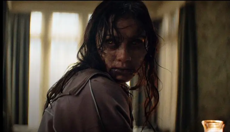 A woman is a deadite in Evil Dead Burn