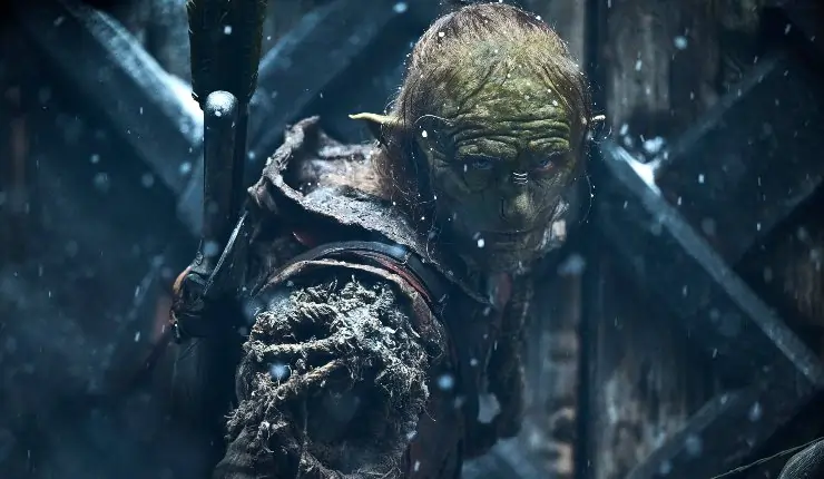 An orc looks ready for a fight in The Rings Of Power Season 3