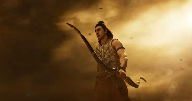 A mighty warrior with a weapon walking to battle in Raymana